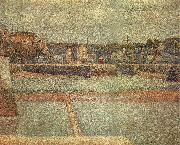 Georges Seurat The Reflux of Port en bessin Spain oil painting artist